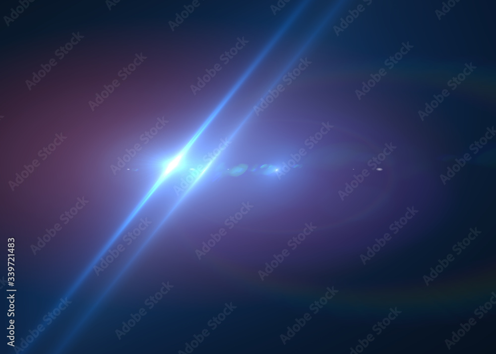 Modern lens flare red background streak rays (super high resolution)	
