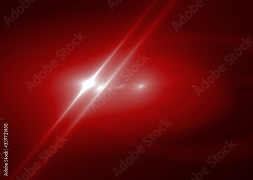 Modern lens flare red background streak rays (super high resolution) 