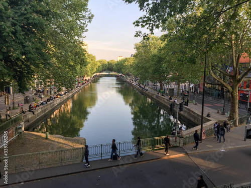 Photography Canal Saint Martin in Summer, Paris/France