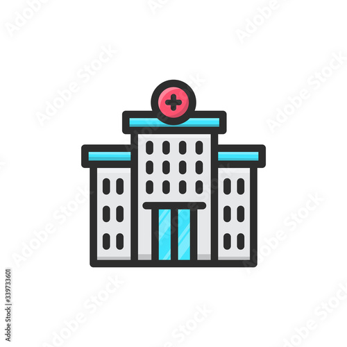 Hospital Vector Icon