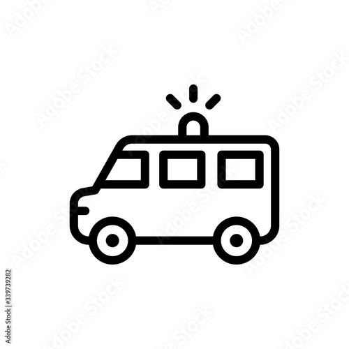 Ambulance Vector Icon © Designer`s Circle 