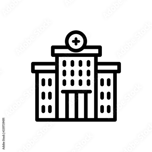 Hospital Vector Icon