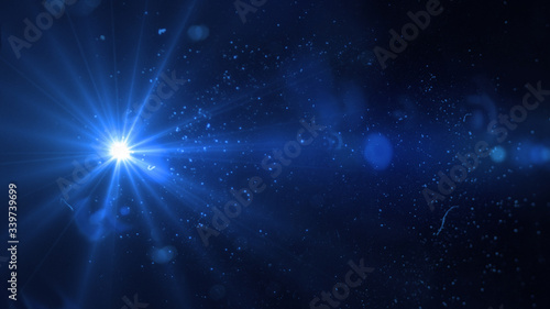 Fototapeta Naklejka Na Ścianę i Meble -  Abstract backgrounds blue lights (super high resolution)
