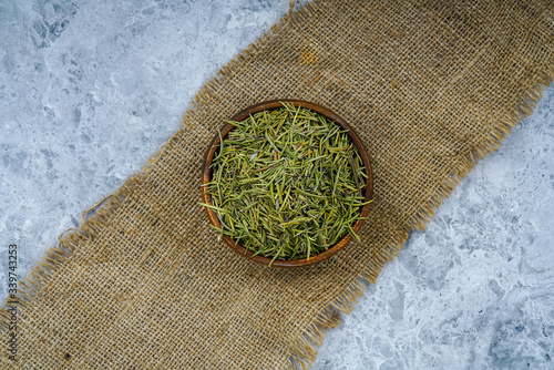 Photography dried rosemary concept photo