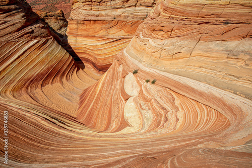 Arizona Wave - Famous Geology rock formation in Pariah Canyon photo