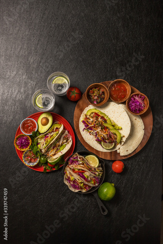 メキシコ料理 タコス Mexico's representative dishes (tacos)