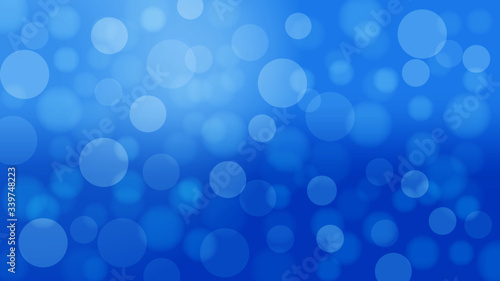 blue bokeh background