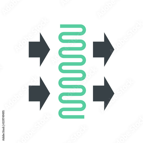 air condensor vector  icon