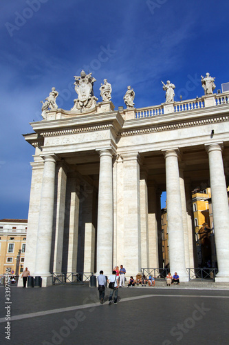 Fotografia colonnades of St. Peter’s Square
