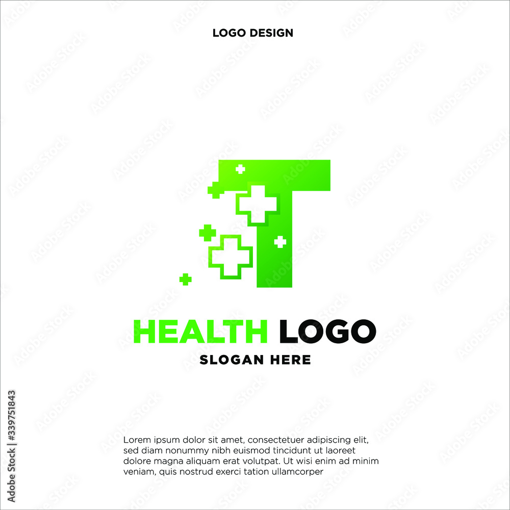 Letter T Pixel logo, Plus sign logo, Medical health care hospital symbol, Technology and digital logotype Letter T Pixel logo, Plus sign logo, Medical health care hospital symbol, Technology and digital logotype