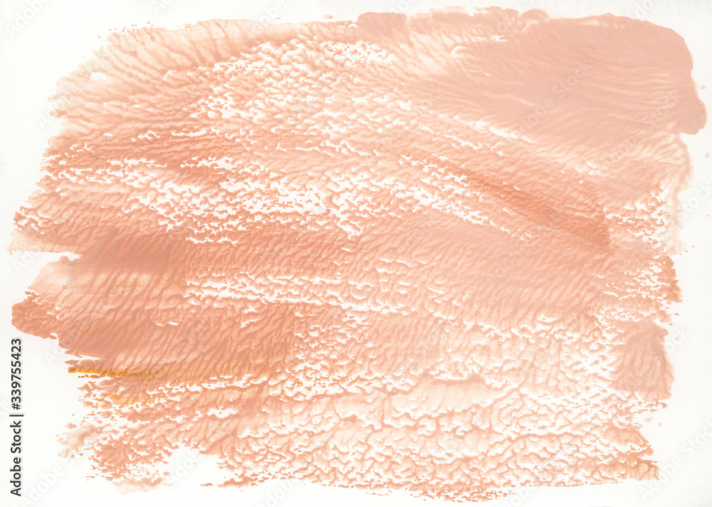 Orange paint on a canvas Orange paint on a canvas