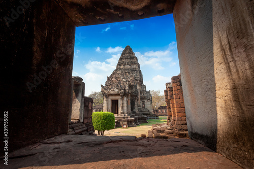  Rock Castle  Phimai Sanctuary largest Khmer temples Park and the ancient castle.World Heritage In Nakornratchasima Thailand photo