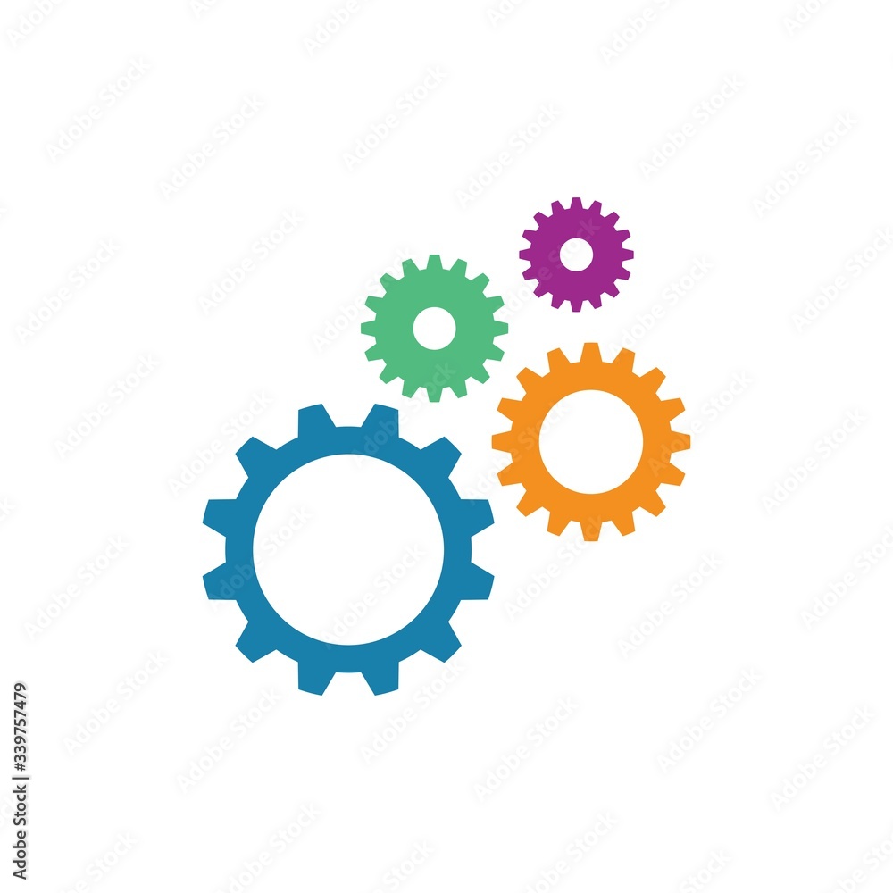Gear Logo Template vector icon illustration Gear Logo Template vector icon illustration