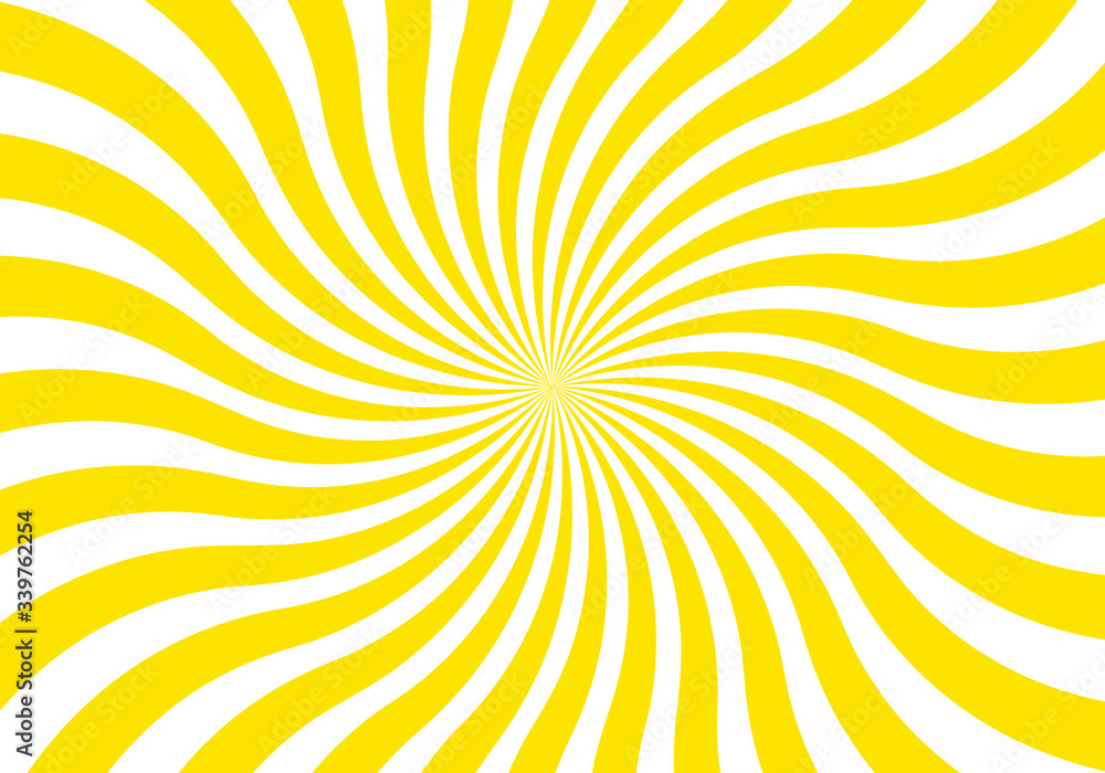 Obraz premium Striped abstract twisted illusion background patterns. illusion of distorted surface. twister stripes - Vector, illustration