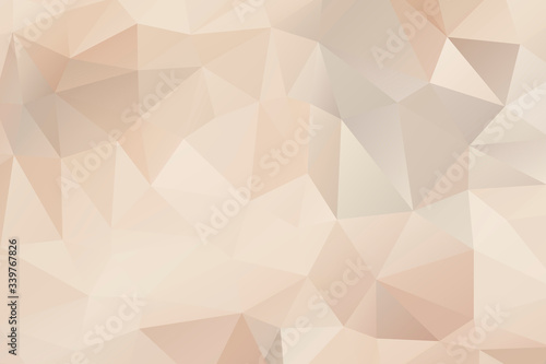 Fototapeta Naklejka Na Ścianę i Meble -  Beige polygon textured background