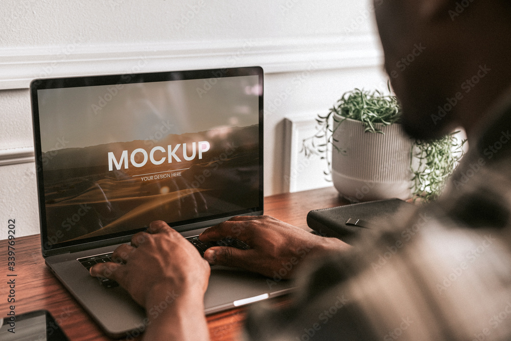 custom made wallpaper toronto digitalLaptop screen mockup