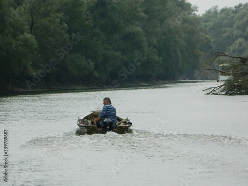 Man in a boat
