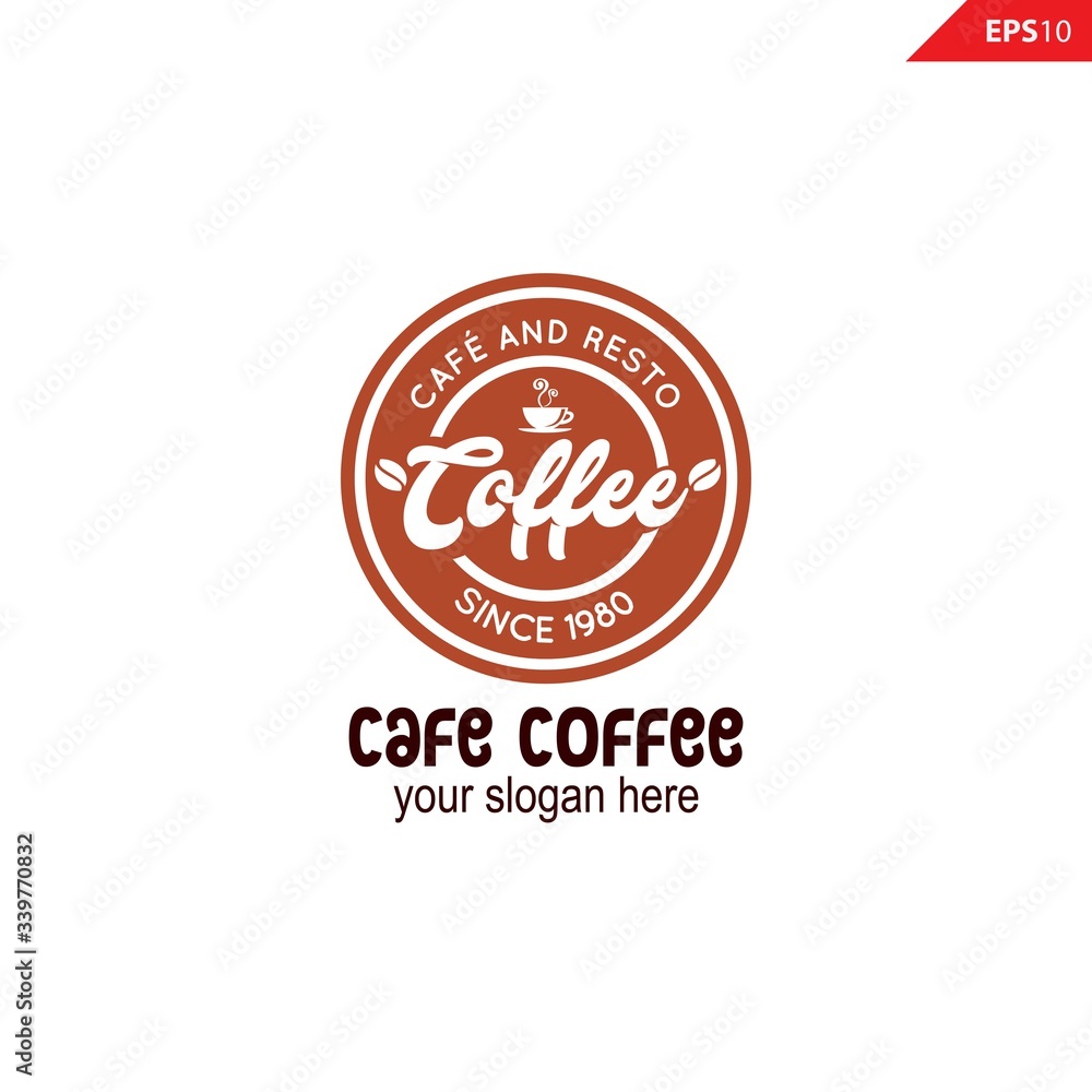 Fototapeta premium Coffee, Coffe Shop, Cafe Logo Design Inspiration Vector
