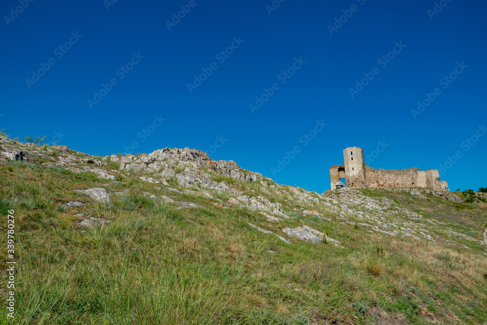 the medieval fortress on the hill the medieval fortress on the hill