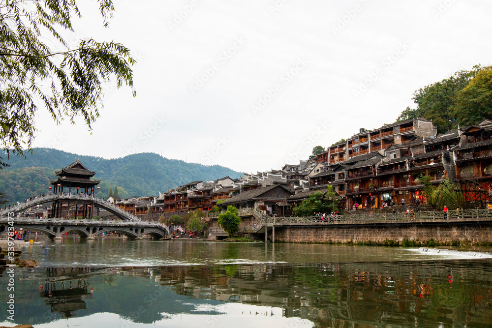 Scenery of phoenix ancient city, xiangxi, China