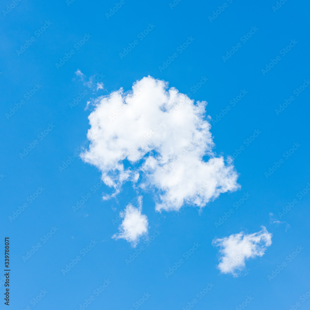 Beautiful cirrus clouds against the blue sky Beautiful cirrus clouds against the blue sky