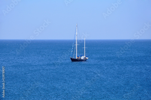 The nice view on floating ship © photostock77