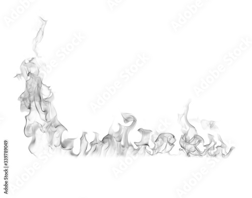 Smoke on a white background © photodeedooo