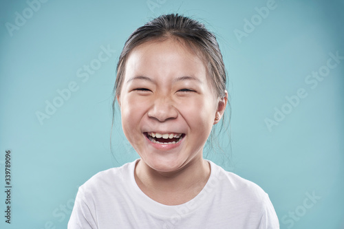 Happy Asian little girl