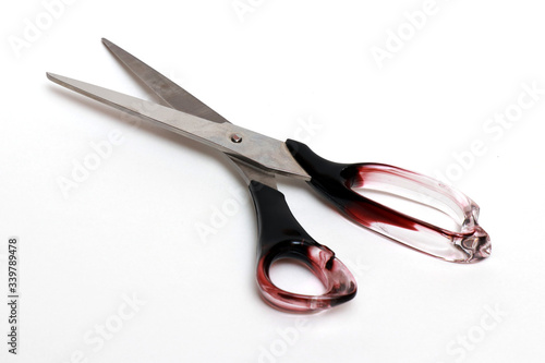 scissors with white background