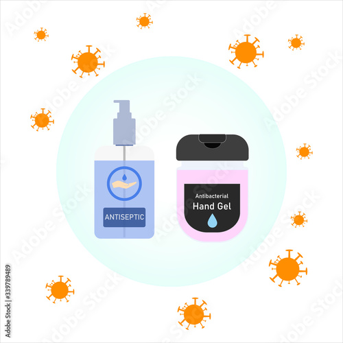 Hand washing. Sanitizer for hands. Hand based alcohol rub. Medical alcohol. Wall mounted soap dispenser. Protection against germs such as coronavirus Covid-19 icon design