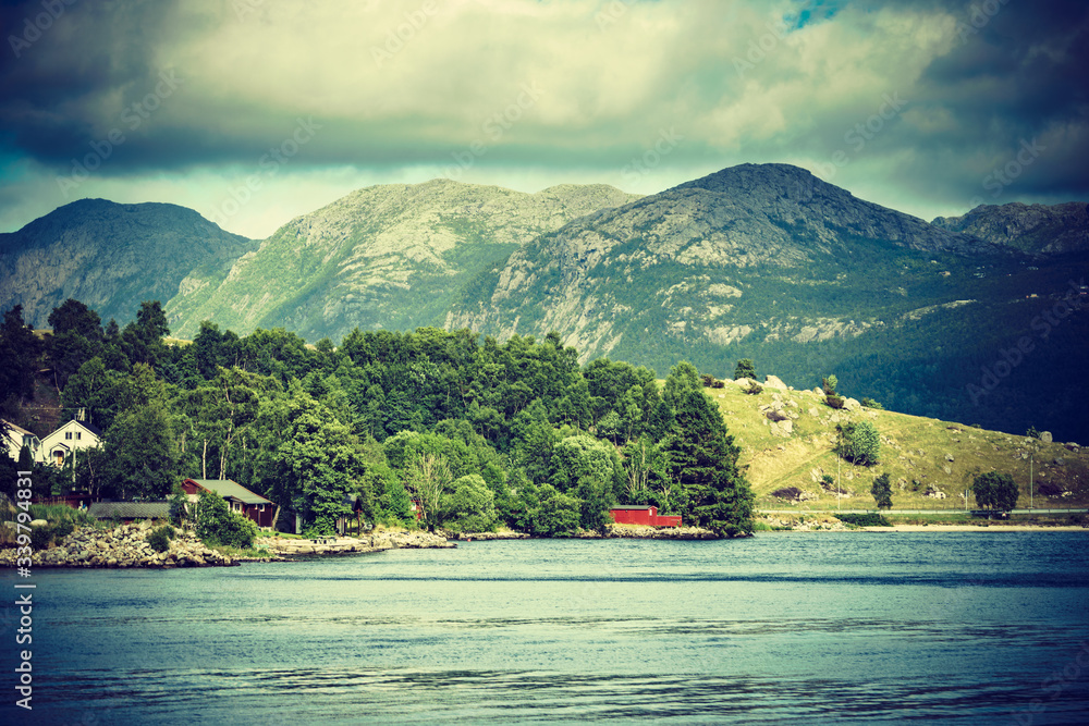 Fjord landscape in Norway