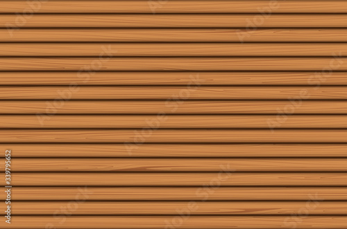 Fototapeta Naklejka Na Ścianę i Meble -  Wood plank background on top view. Brown wood texture.
