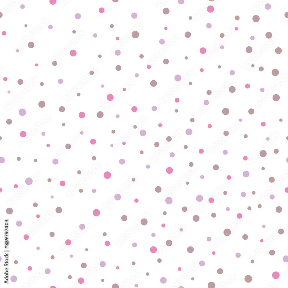 Abstract background - Seamless pattern of circles for vector graphic design