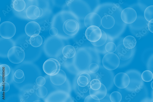 Abstract pattern background blue burst with glitter bubble light and glow sparkle. blue bokeh blur background texture with soft bright white. wallpaper modern smooth relax. design bokeh sky color cool