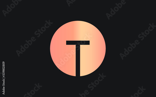 T Letter Icon or Logo design, Vector template