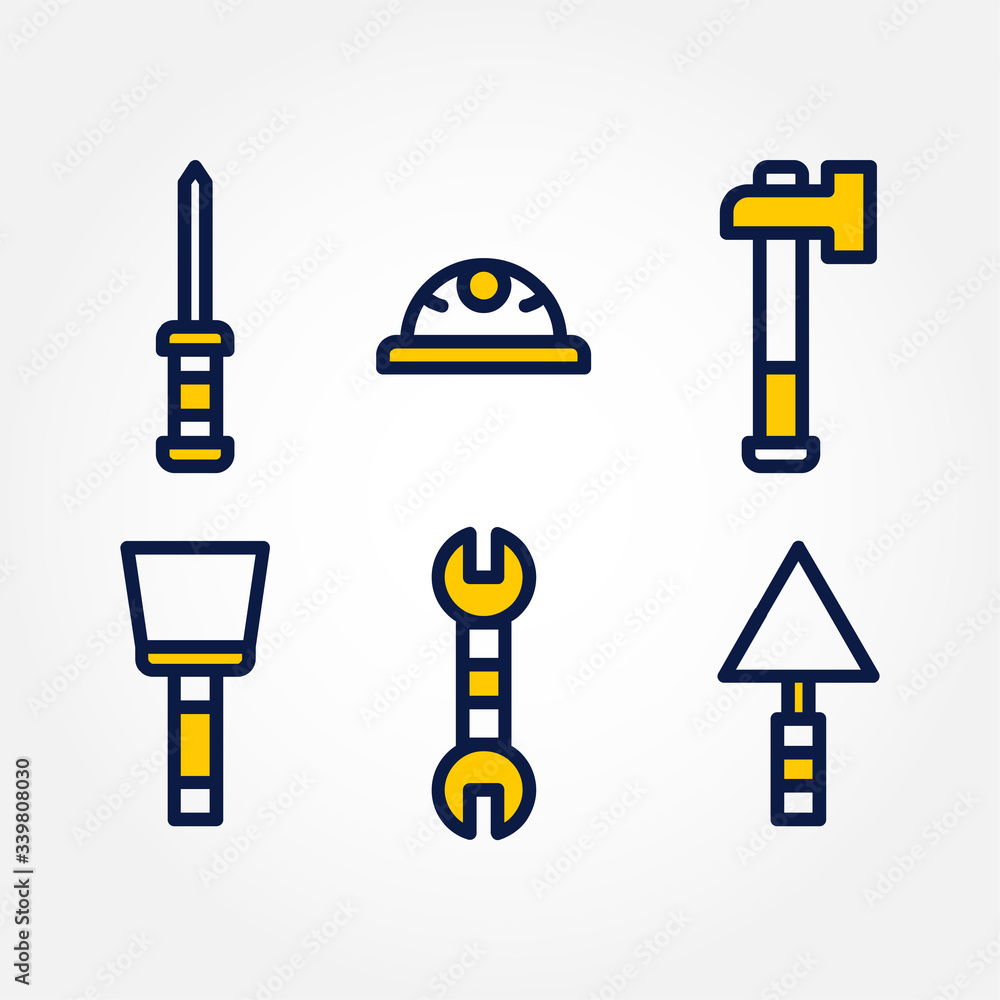 Labor Day Set Icon Vector Design Illustration Labor Day Set Icon Vector Design Illustration