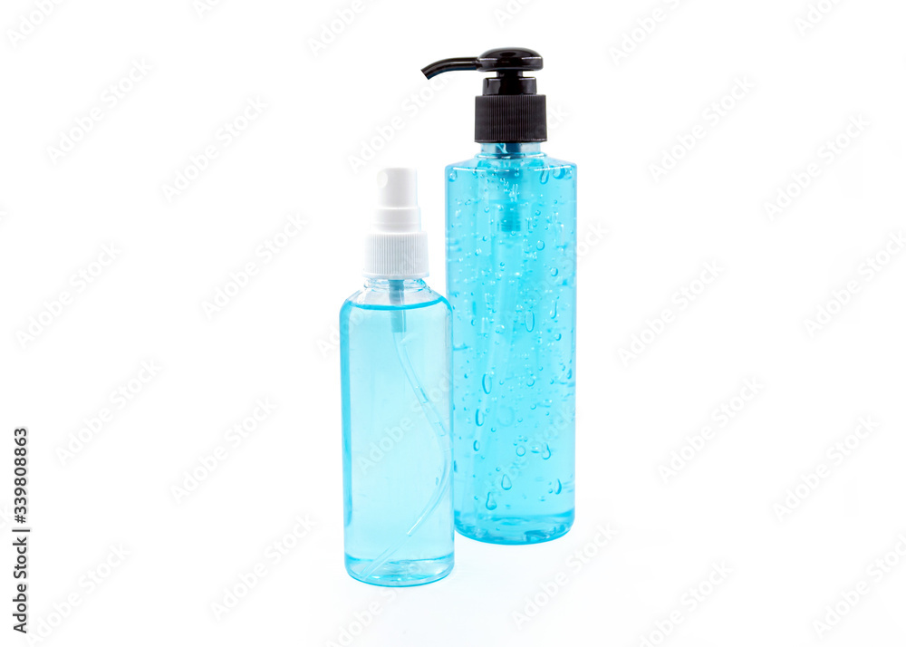 Alcohol gel sanitizer hand gel , Blue alcohol sanitizer gel bottle with pump for hand wash Alcohol gel sanitizer hand gel , Blue alcohol sanitizer gel bottle with pump for hand wash