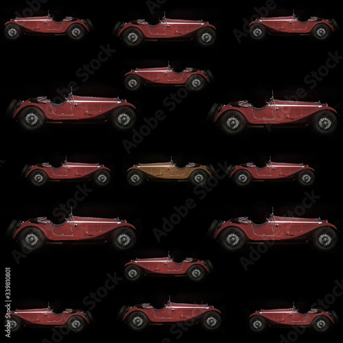 Foto digitali fatte a dei modellini giocattolo macchinine e successivamente elaborate in post produzione.