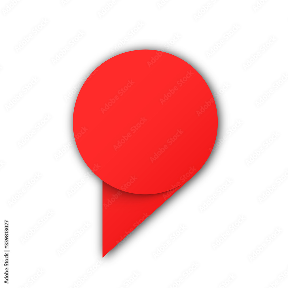 Red empty Banner, empty mockup for any memos like discount offer price tag, special offer sale red label. Vector Modern Sticker Illustration isolated on bright Background Red empty Banner, empty mockup for any memos like discount offer price tag, special offer sale red label. Vector Modern Sticker Illustration isolated on bright Background