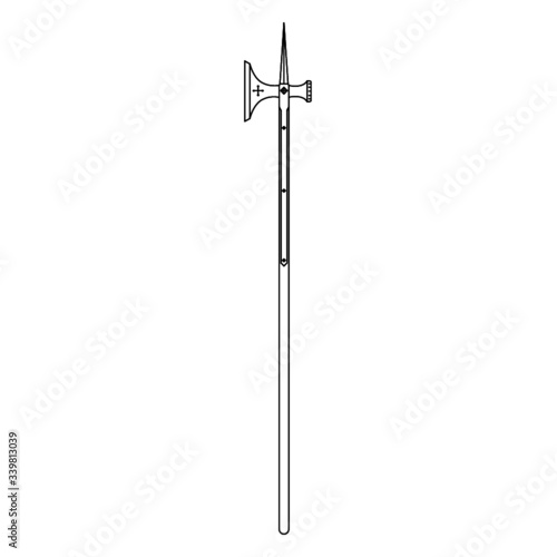 Polearm halberd