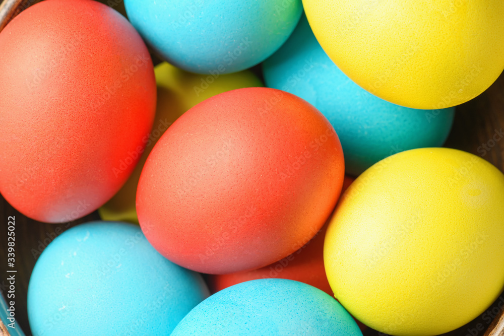 Colorful Easter eggs close-up. Easter eggs background. Easter eggs are a symbol and a mandatory attribute of the holiday. Colorful Easter eggs close-up. Easter eggs background. Easter eggs are a symbol and a mandatory attribute of the holiday.