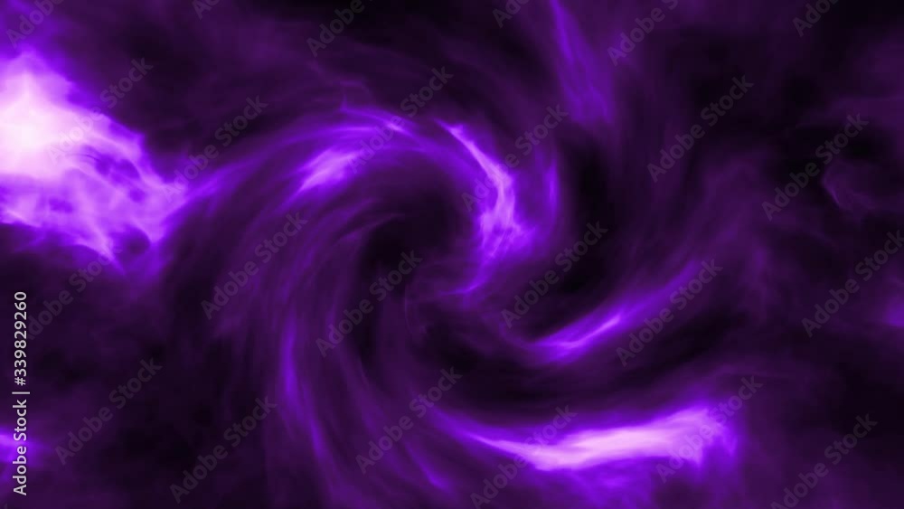 Abstract Halloween Fantasy Witchcraft Storm Fx Background/ 4k animation of an abstract fantasy background with magic particular smoke maelstrom seamless looping