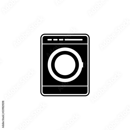 Washing machine icon isolated on white background