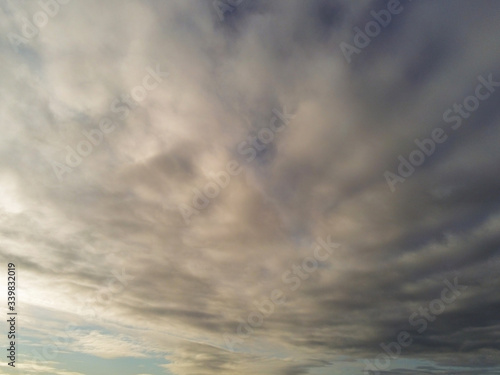 Cloudy sky. Nature scenic background.