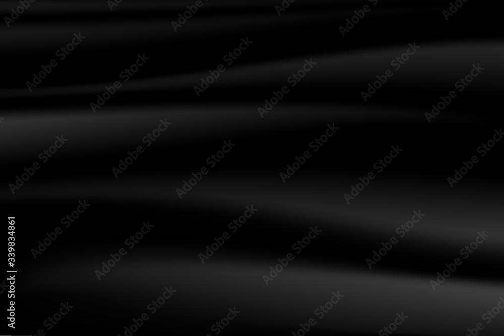 Black Silky Flag Texture Vector Background