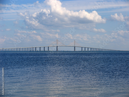 Bridge, Sunshine Skyway Bridge, Tampa Bay, Florida USA