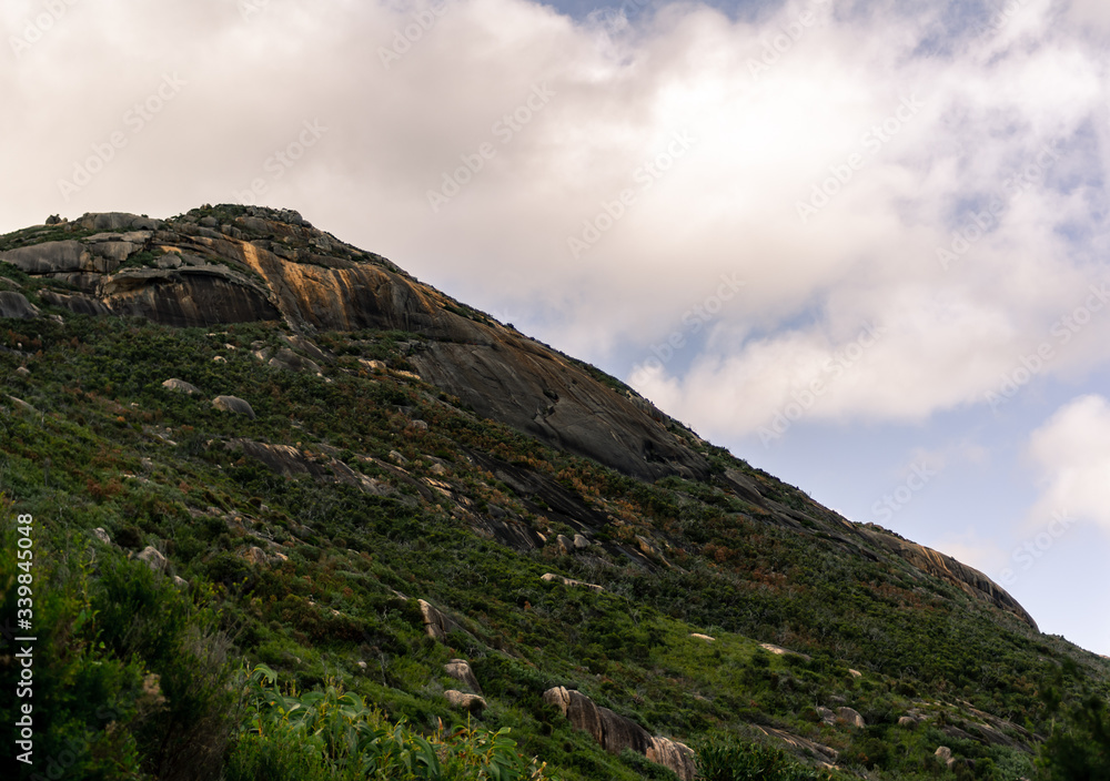 clouds over the mountain