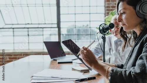 Foto Business podcast recording
