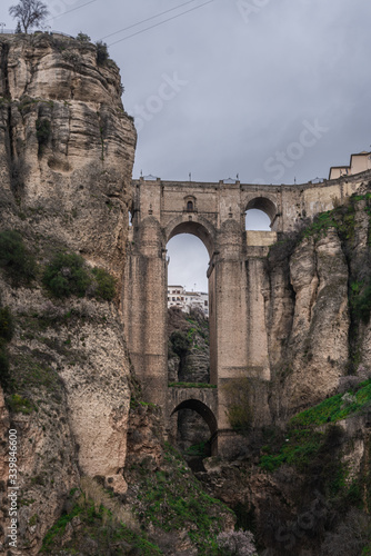 Famous Historical Ronda Stone Bridge