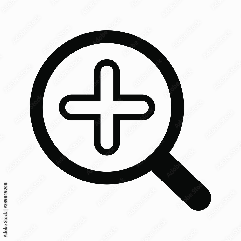 New Magnifying Glass or Search Icon Vector Design Template. New Magnifying Glass or Search Icon Vector Design Template.